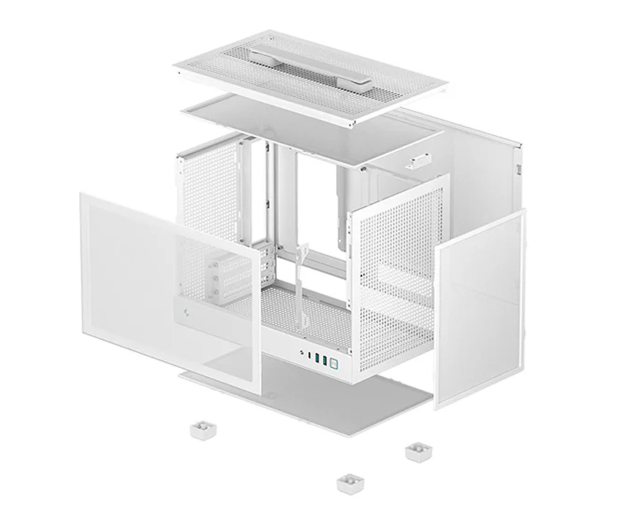 Deepcool Obudowa DeepCool CH160 WH R-CH160-WHNGI0-G-1 R-CH160-WHNGI0-G-1              - 1325699 - zdjęcie 4
